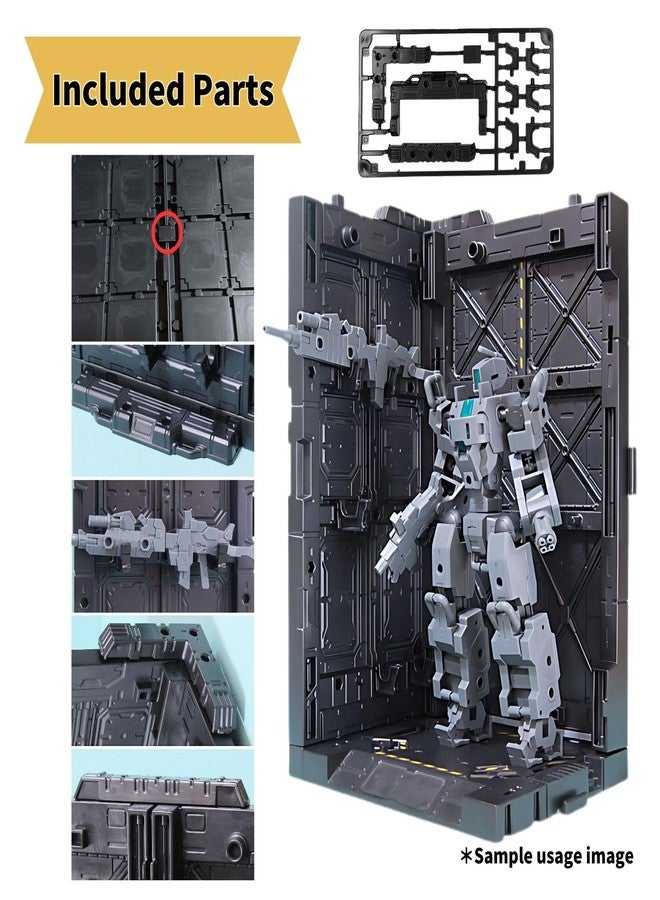 Someie Plastic Model Display Items Set (Side Walls ×2, Alligator Clips ×2) - Image 4